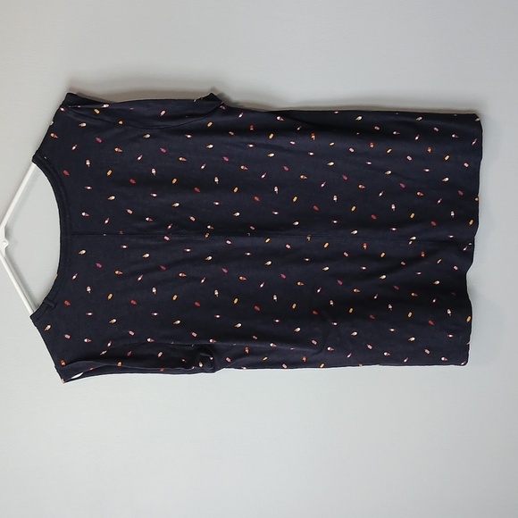 Banana Republic Blue Ice Cream Print Sleeveless Top Women's Large - Picture 3 of 5